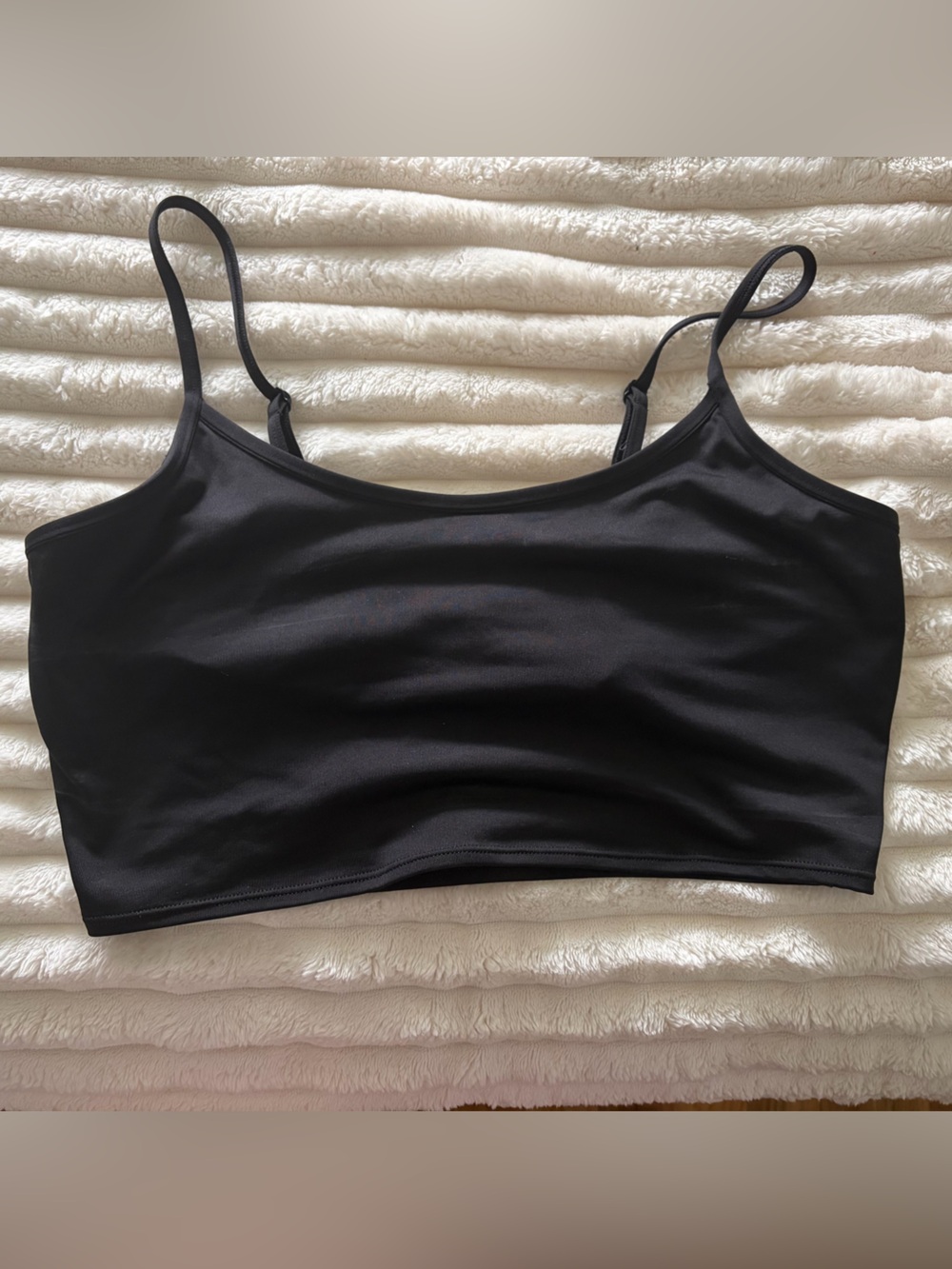 PINK Victoria's Secret Black Smooth Stretch Sports Bralette